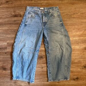 Free People Barrel Jeans